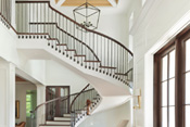 Old Naples Transitional Entry Staircase
