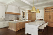 Old Naples Transitional Open Concept Kitchen